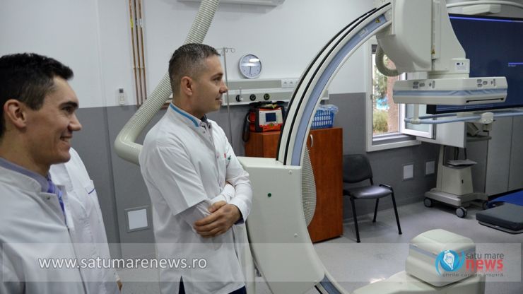 Peste 100 de intervenții efectuate cu ajutorul angiografului, la Spitalul Județean Satu Mare