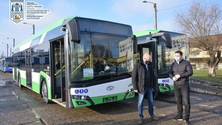 Încă două autobuze hibrid au sosit la Satu Mare