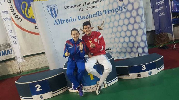 Adrian Szilagyi a câștigat ”Trofeul Alfredo Bachelli” la spadă seniori de la Craiova