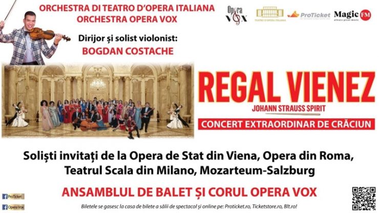 Concertul de gală Regal vienez ajunge la Satu Mare